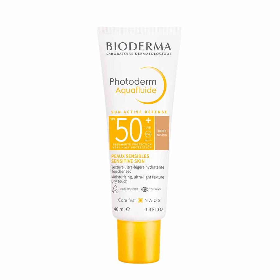 Bioderma Photoderm Tinted Aquafluid Spf50+ Aquafluide Peaux sensibles 40ml (1.35fl oz) - FrenchBeautyHub