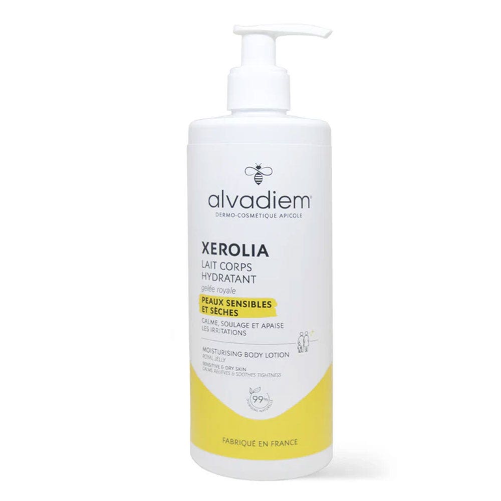Alvadiem Xerolia Lait Corps Hydratant Gelée Royale Bio 400ml (13.53fl oz)