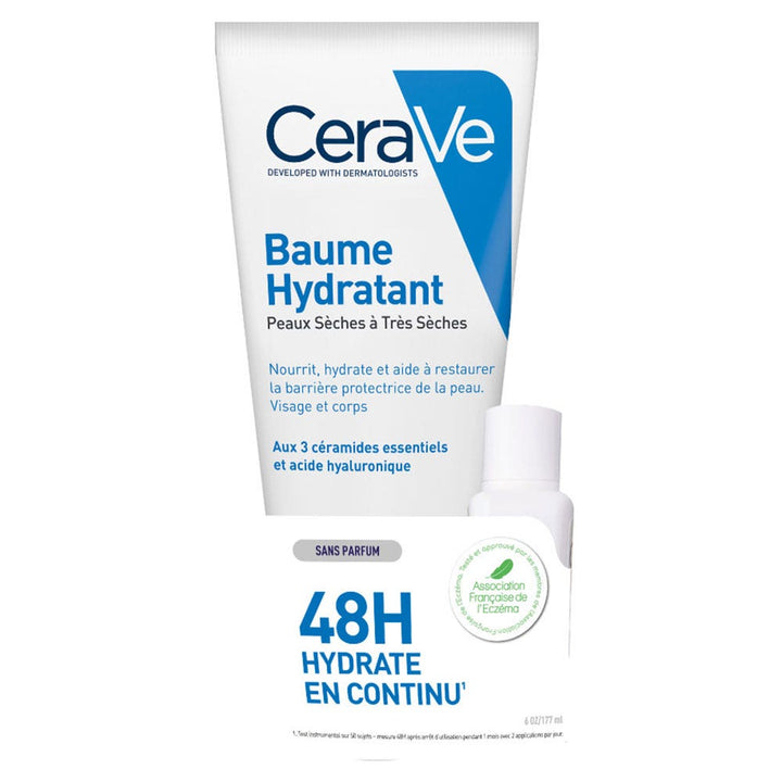 Cerave Body Hydrating face and body balm for dry to very dry skin + complimentary Mini Cleansing Cream 177ml (5.99fl oz)