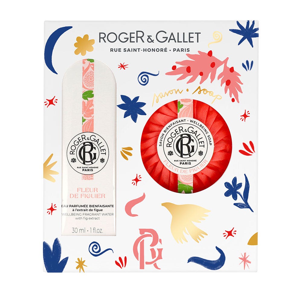 Roger & Gallet Fleur De Figuier Giftboxes Beneficial Perfumed Water 30ml + 100g Soaps (3.53oz)
