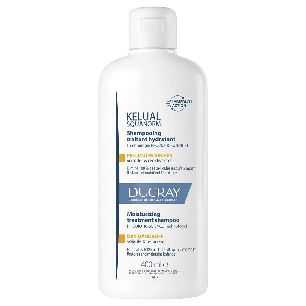 Ducray Kelual Squanorm Dry Dandruff Treatment Shampoo 400ml (13.53fl oz)