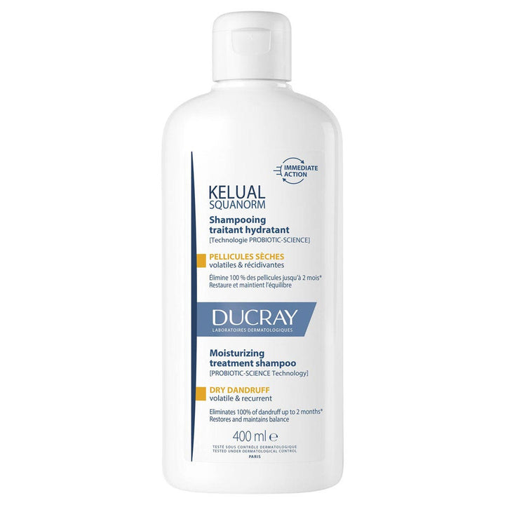 Ducray Kelual Squanorm Dry Dandruff Treatment Shampoo 400ml (13.53fl oz)