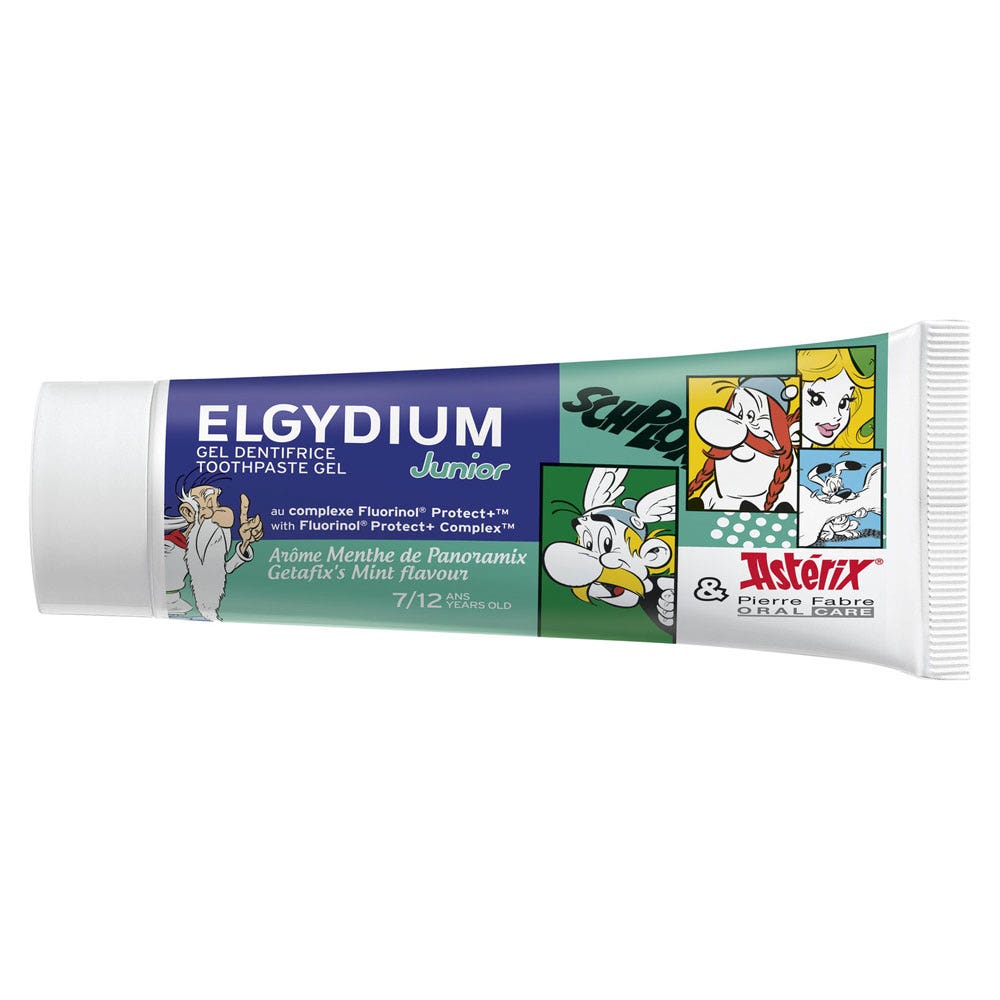 Elgydium Junior Asterix Mint Flavour 7/12 years 50ml (1.69fl oz)