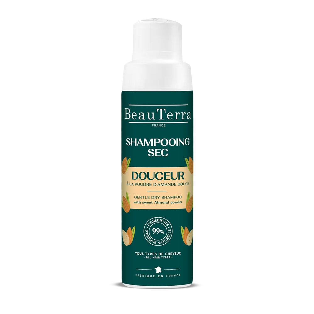 Beauterra Gentle Dry Shampoo with Sweet Almond Powder All hair types 50g (1.76oz)