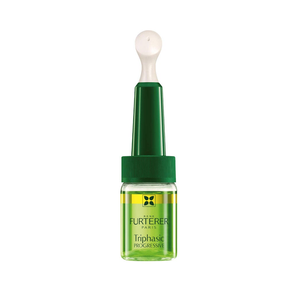 René Furgerer Triphasic Progressive Anti-Hairs Loss Traitement - Solution de perte de cheveux 8 ampoules