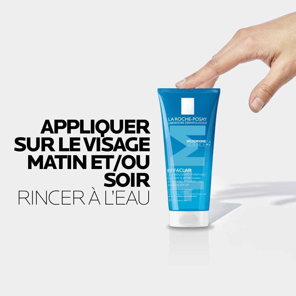 La Roche-Posay Effaclar +M Purifying Foaming Gel 200ml (6.76floz)