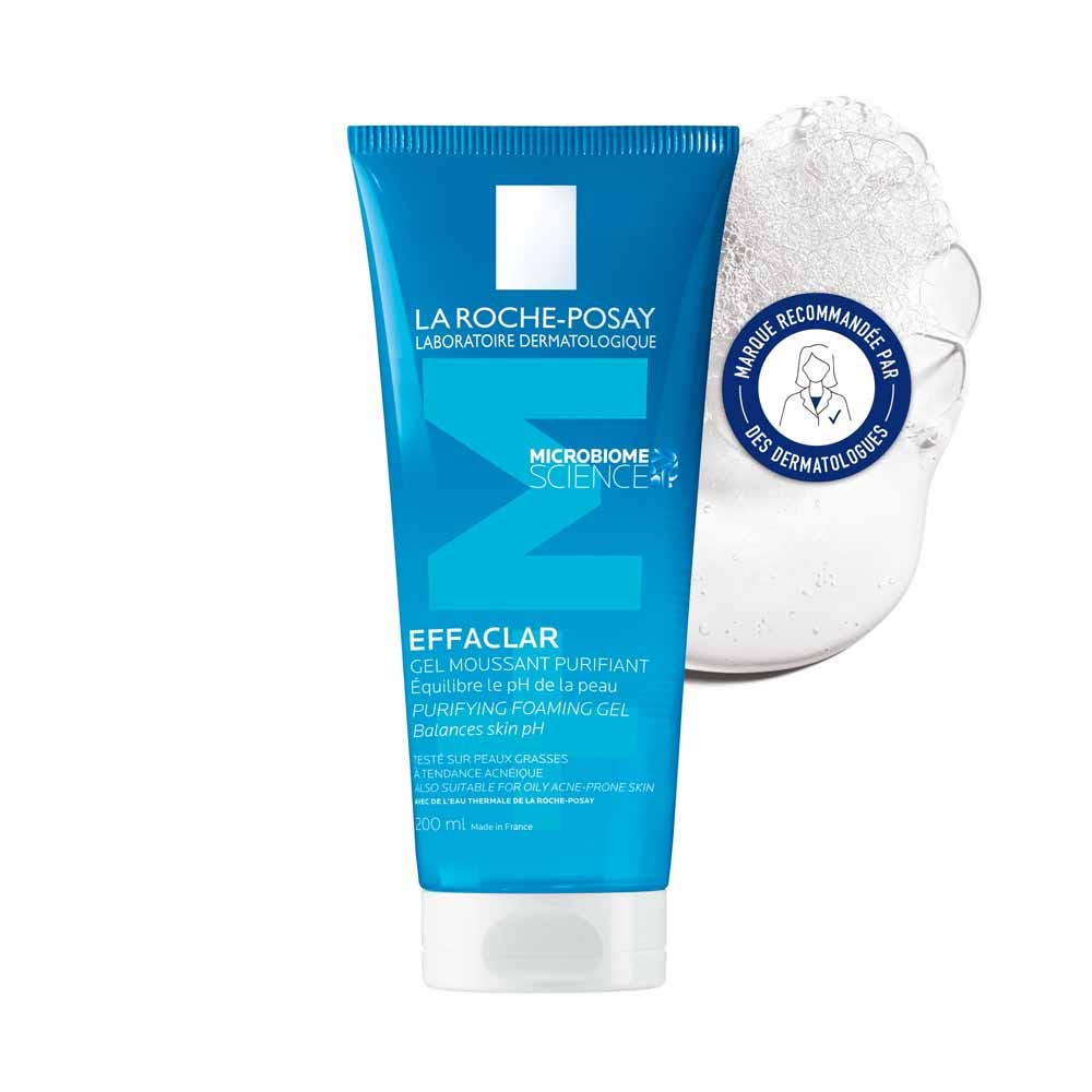 La Roche-Posay Effaclar +M Purifying Foaming Gel 200ml (6.76floz)