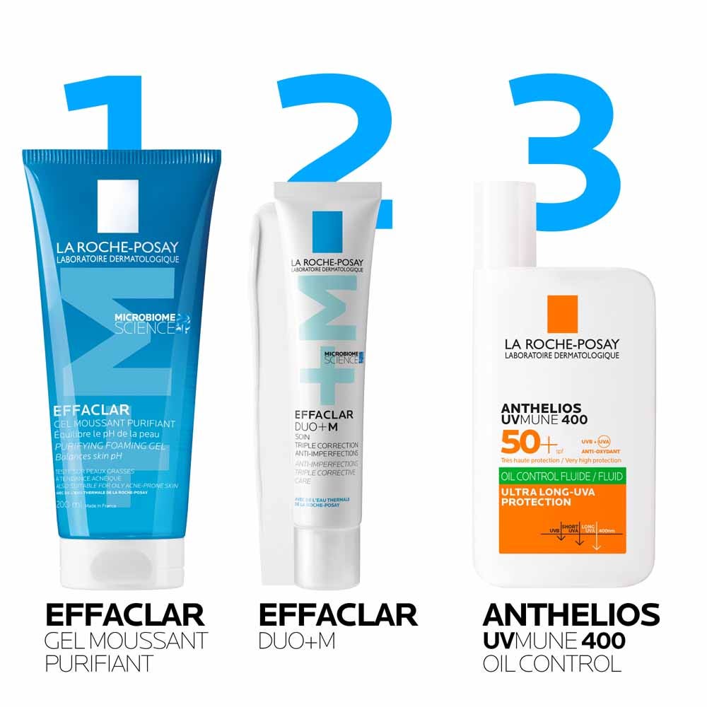 La Roche-Posay Effaclar +M Purifying Foaming Gel 200ml (6.76floz)