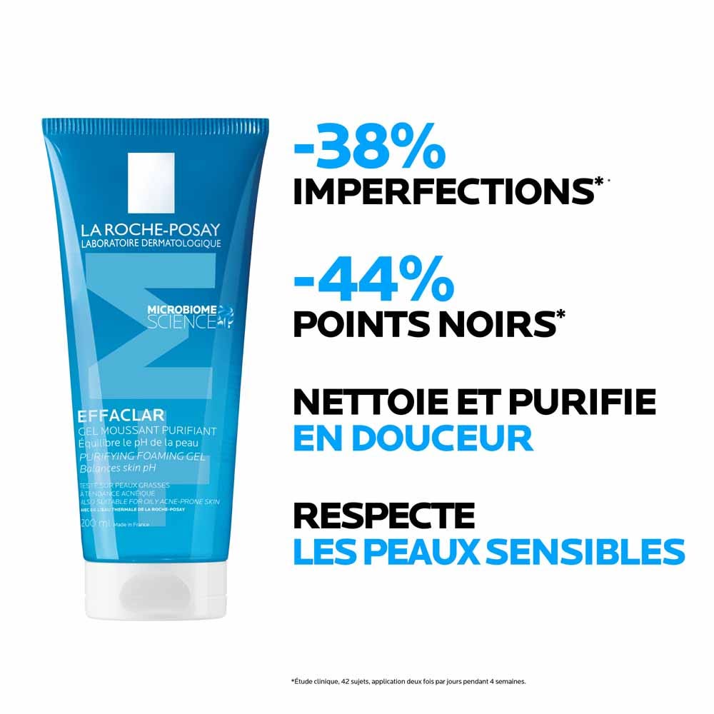 La Roche-Posay Effaclar +M Purifying Foaming Gel 200ml (6.76floz)