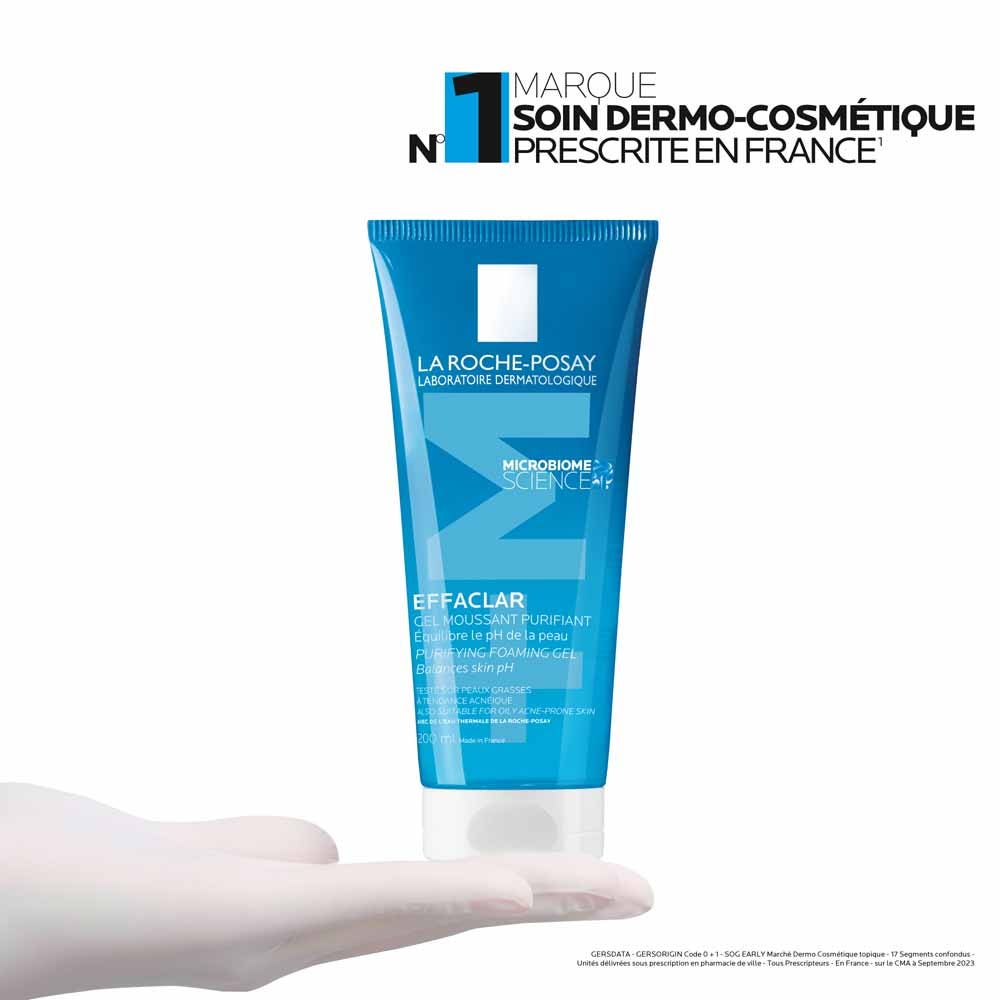 La Roche-Posay Effaclar +M Purifying Foaming Gel 200ml (6.76floz)