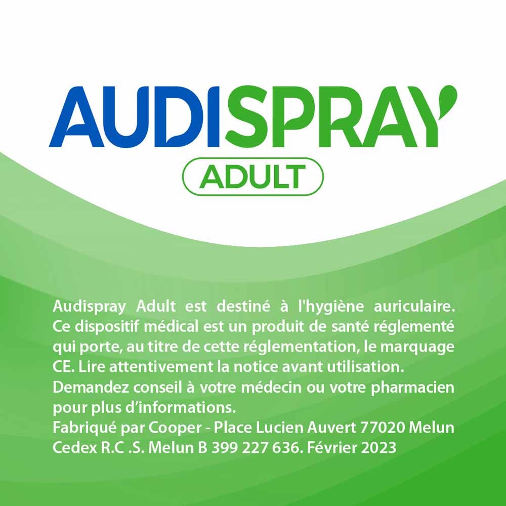 Audispray Ear Spray for Adults Pour adulte 50ml (1.69fl oz)