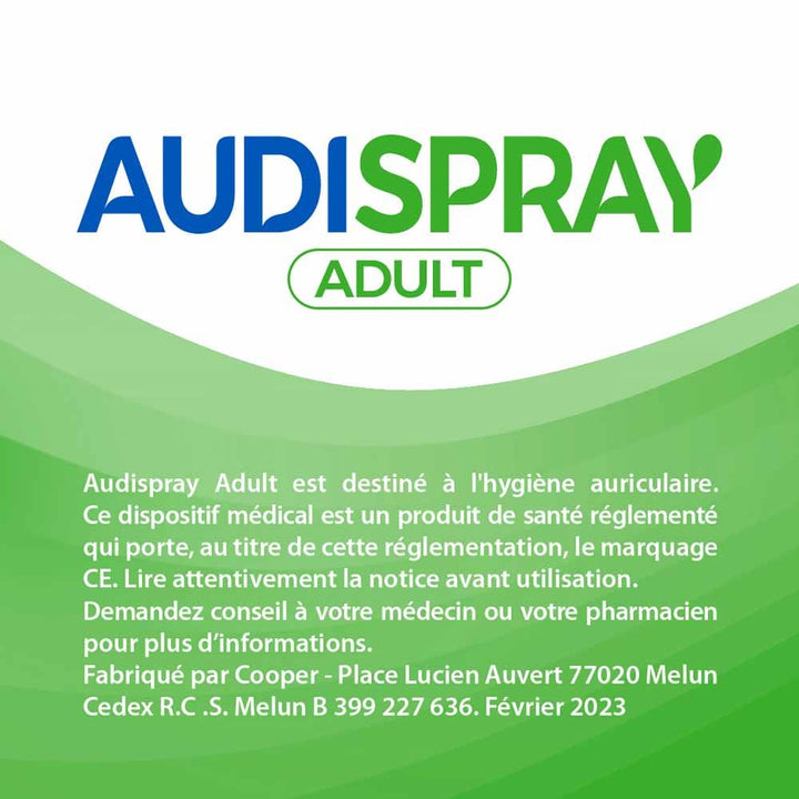 Audispray Ear Spray for Adults Pour adulte 50ml (1.69fl oz)