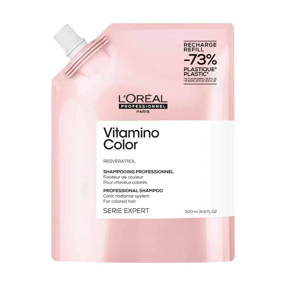 L'Oréal Professionnel Vitamino Color Resveratrol Refill Colour Radiance System Shampoo 500ml (16.90fl oz)