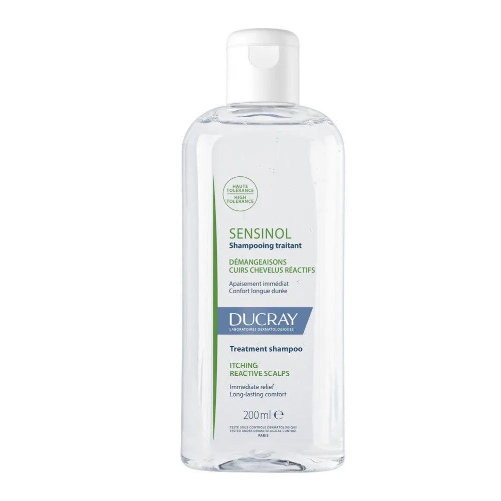 Ducray Sensinol Physio-Protective Treatment Shampoo for Sensitive and Itchy Scalps