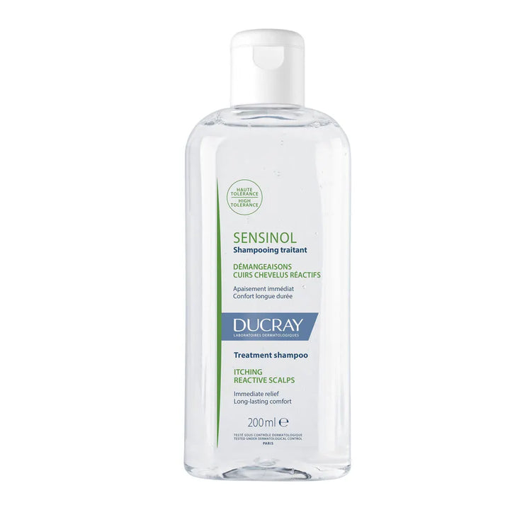 Ducray Sensinol Physio-Protective Treatment Shampoo for Sensitive and Itchy Scalps