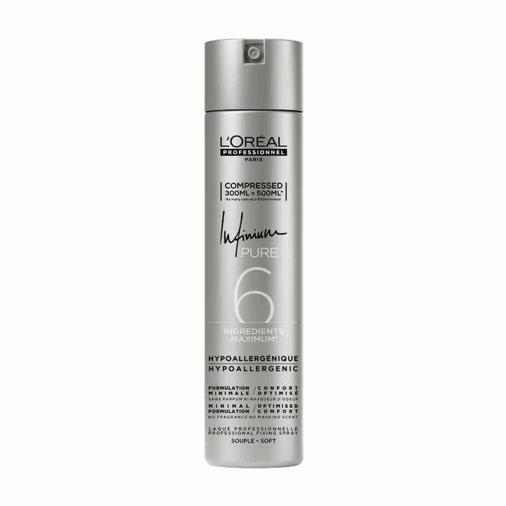L'Oréal Professionnel Tecniart Pure 6 Flexible Fixing Lacquer 300ml (10.14fl oz)