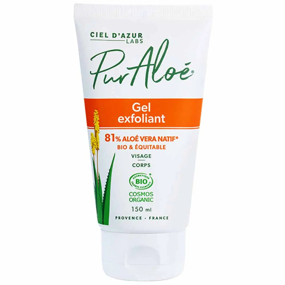 Gel exfoliant de l'aloe avec aloe vera 150 ml (1,69fl oz)
