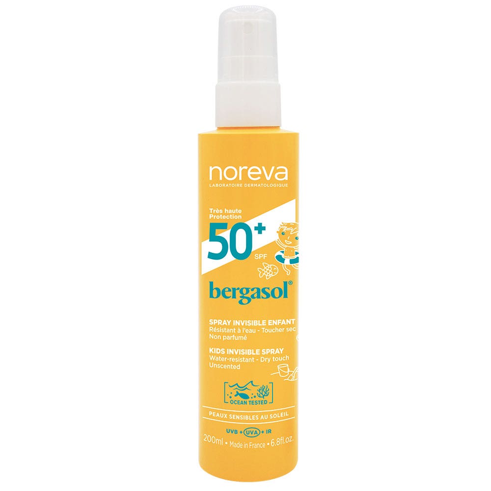 Noreva Bergasol Invisible Children SPF50+ spray 200ml (6.76fl oz)