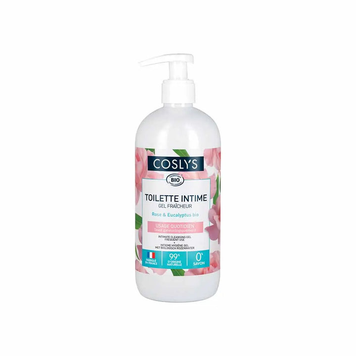 Coslys Organic Freshness جل حميمي بالورد والأوكالبتوس 500ml