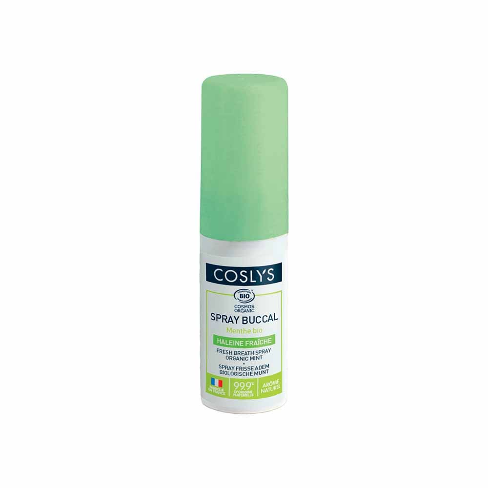 Coslys Organic refreshing mouth spray Mint 15ml (0.51fl oz)