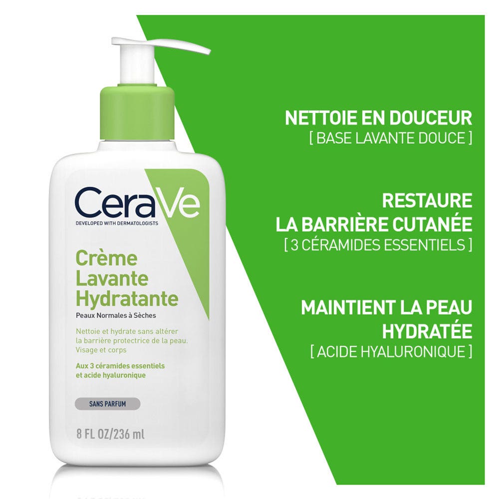 Cerave Body Cleanser Hydrating cleansing cream Normal to Dry Skin 2 x 473 ml (15.99fl oz)