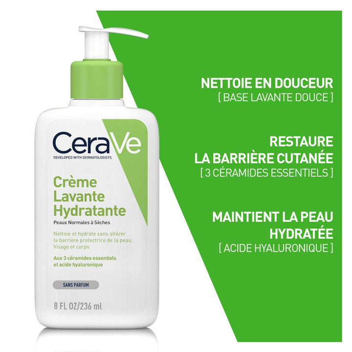 Cerave Body Cleanser Hydrating cleansing cream Normal to Dry Skin 2 x 473 ml (15.99fl oz)