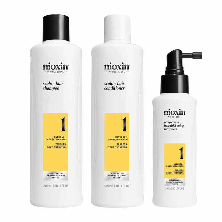 Nioxin System 1 Natural Hair and Moderate Loss Kit 700ml (23.67fl oz)
