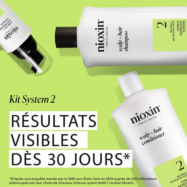 Nioxin System 2 Natural Hair and Advanced Loss Shampoo 1L