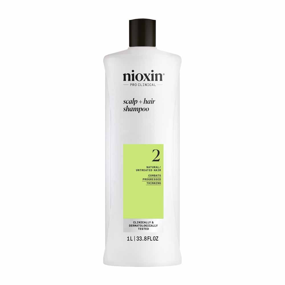 Nioxin System 2 Natural Hair and Advanced Loss Shampoo 1L