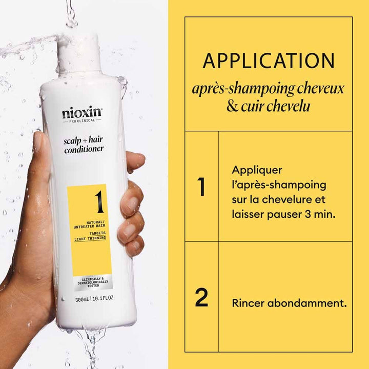 Nioxin System 1 Natural Hair and Moderate Loss Conditioner 300ml (10.14fl oz)