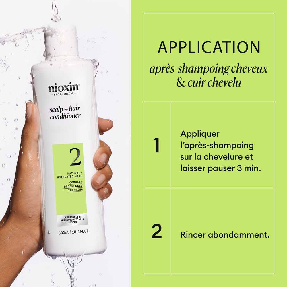 Nioxin System 2 Natural Hair and Advanced Loss Conditioner 300ml (10.14fl oz)