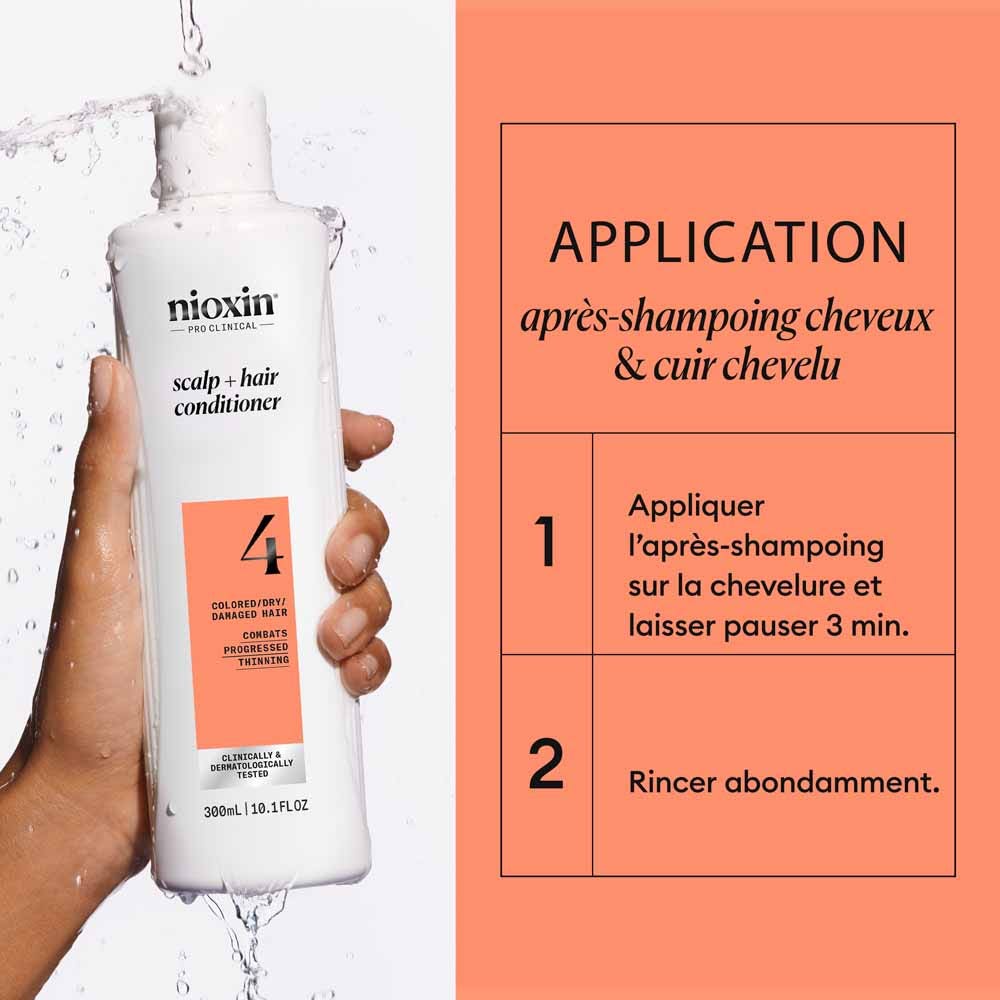 Nioxin System 4 Conditioner for Coloured/Dry/Damaged Hair and Advanced Loss 300ml (10.14fl oz)