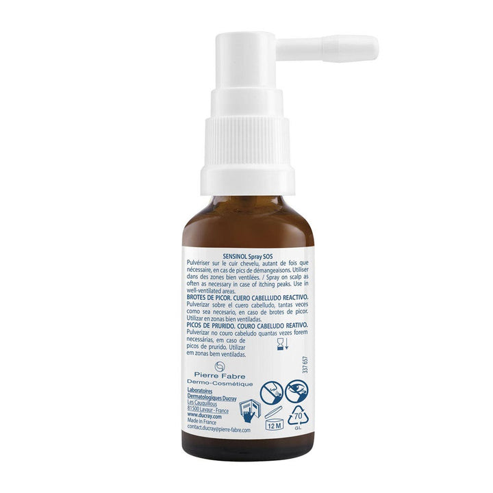 Ducray Sensinol SOS Spray Itchy Peaks Reactive Scalp 30ml (1.01fl oz)
