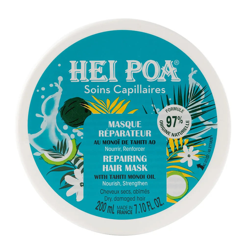 Hei Poa Hair Care Tahitian Monoi Repair Masks 200ml (6.76fl oz)