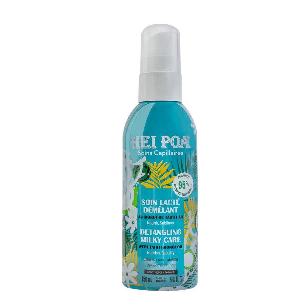 Hei Poa Detangling Milk Care with Monoï de Tahiti Dry and Damaged Hair 150ml (5.07fl oz)