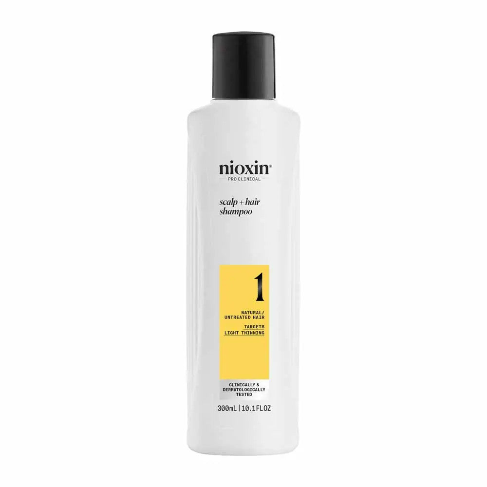 Nioxin Shampooing léger anti-chute pour cheveux naturels et fins 300 ml 