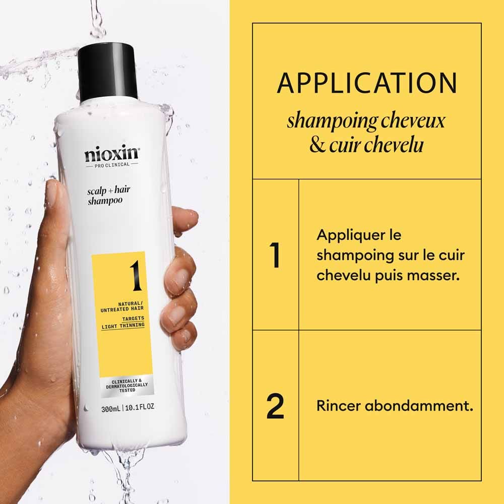 Nioxin Light Hair Loss Shampoo Natural and Fine Hair 300ml (10.14fl oz)