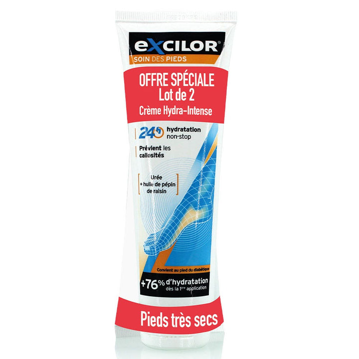 Excilor Cream For Very Dry Feet Pieds Secs 2x125ml (4.23fl oz)