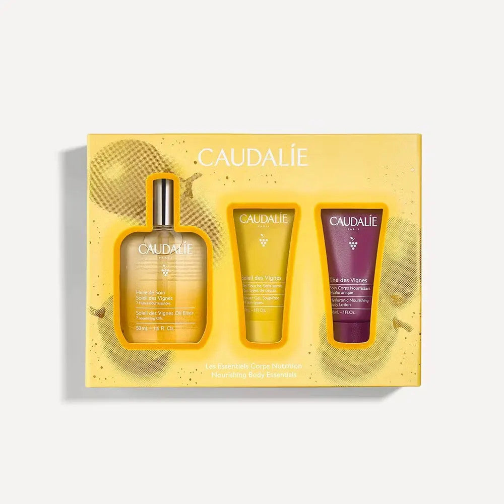 Coffret cadeau Élixir d'huile de soin Caudalie Sun des Vignes 