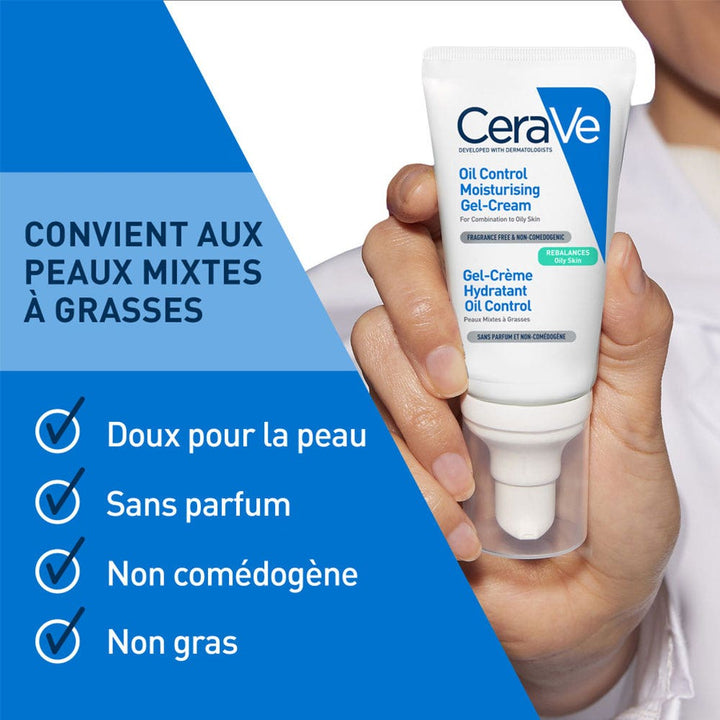 Cerave Oil Control Hydrating Gel-Cream Combination to Oily Skin 52ml (1.76fl oz)