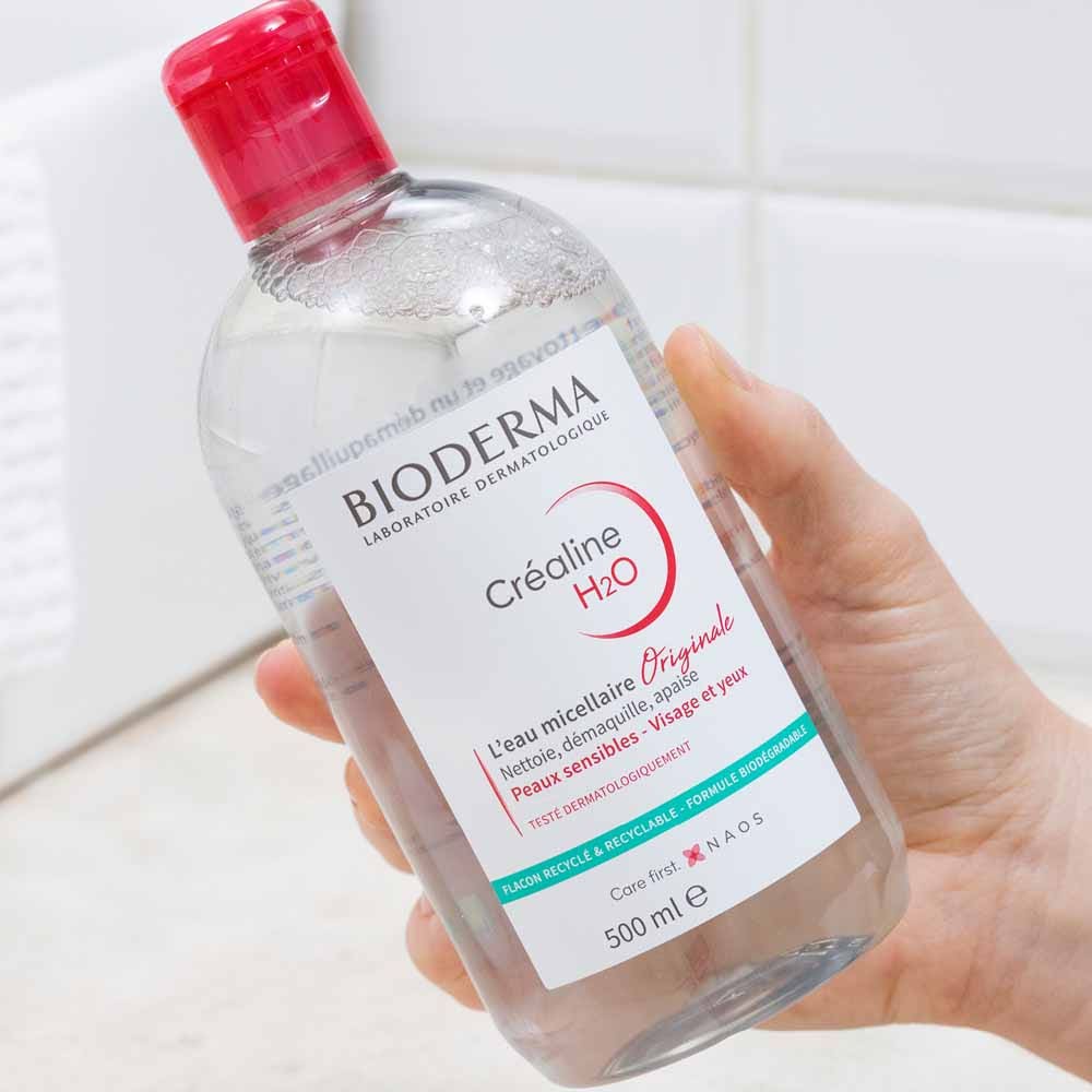 Bioderma Sensibio H2O Micellar Solution Makeup Remover Fragrance-Free 500ml x2 (16.90 fl oz x2)