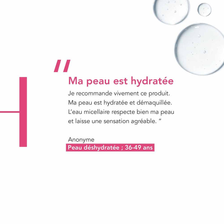 Bioderma Crealine Micellar water make-up remover H2O TS Sensitive, dry to very dry skin 2x500ml (16.91fl oz)