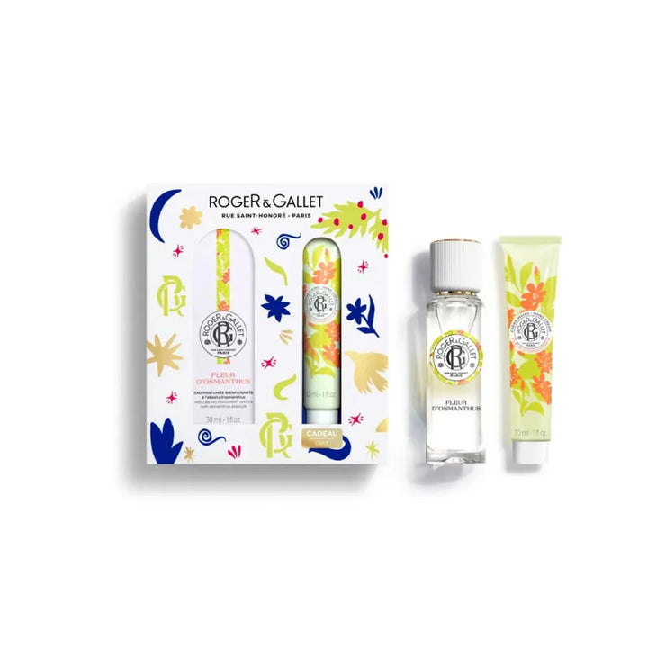 Coffret Eau Parfumée Fleur d'Osmanthus 30 ml + Crème Mains 30 ml Roger &amp; Gallet (1,01 + 1,01 fl oz) 