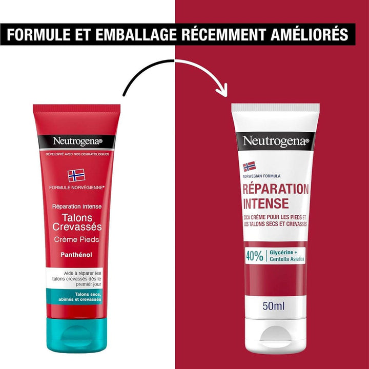 Neutrogena Intensive Repair CICA Dry and Cracked Feet and Heels Cream 50ml (1.69fl oz)