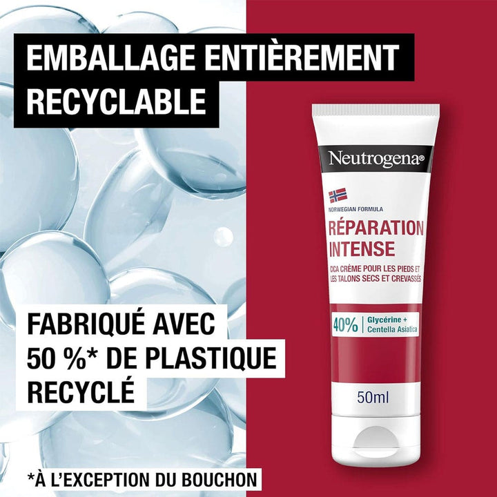 Neutrogena Intensive Repair CICA Dry and Cracked Feet and Heels Cream 50ml (1.69fl oz)