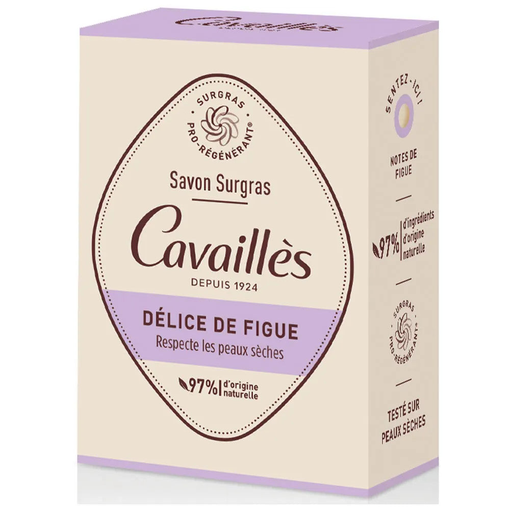 Savon surgras extra-riche Délice de figue Rogé Cavaillès pour peaux sèches - 3x200g 