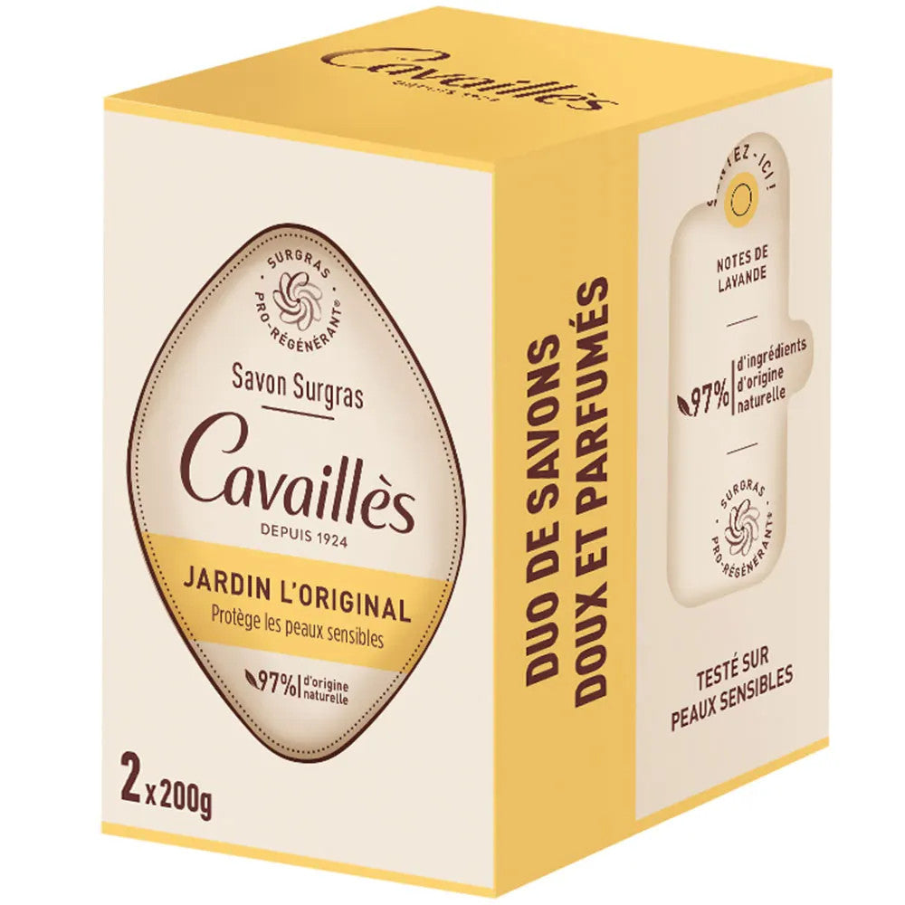 Rogé Cavaillès Savon Extra-Riche Jardin L'Original Peaux Sensibles 