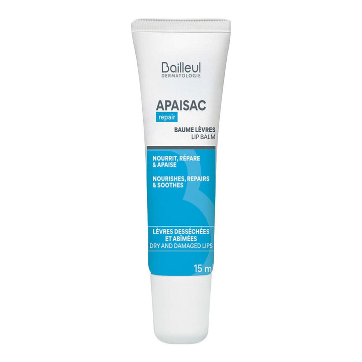 Biorga apaisac baumes à lèvres sensibles, sèches et fragiles de la peau de 15 ml (0,50fl oz)