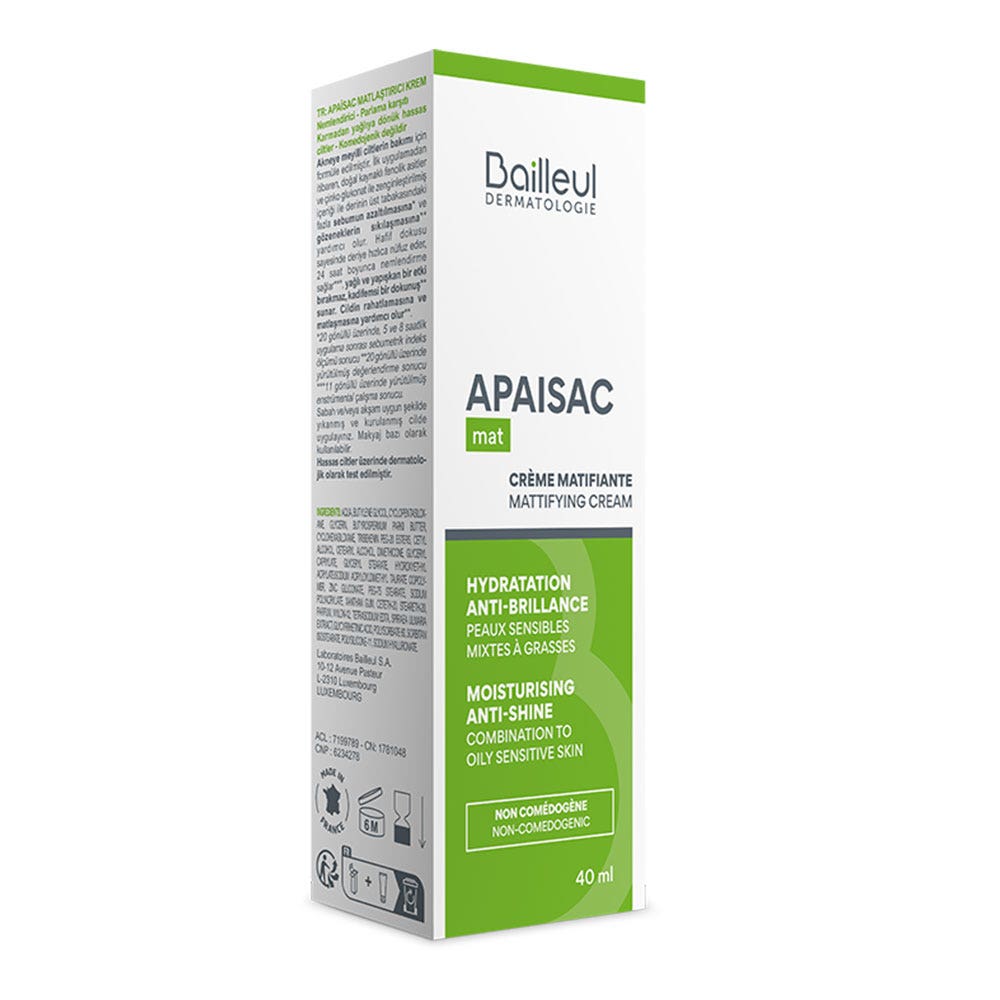 Biorga Apaisac Matifying and Moisturising Emulsion 40ml (1.35 fl oz)