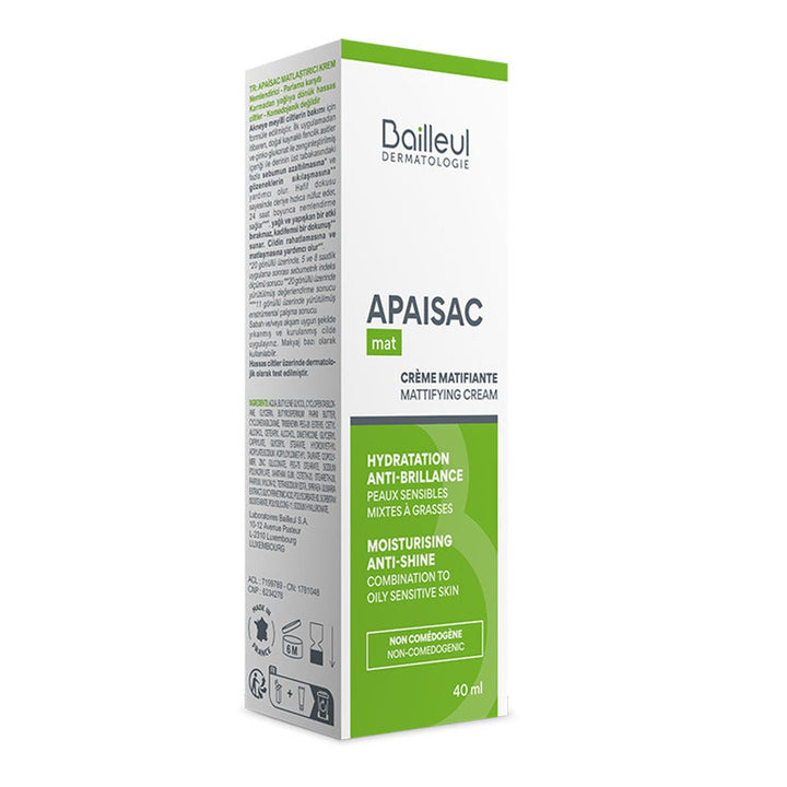 Biorga Apaisac Matifying and Moisturising Emulsion 40ml (1.35 fl oz)